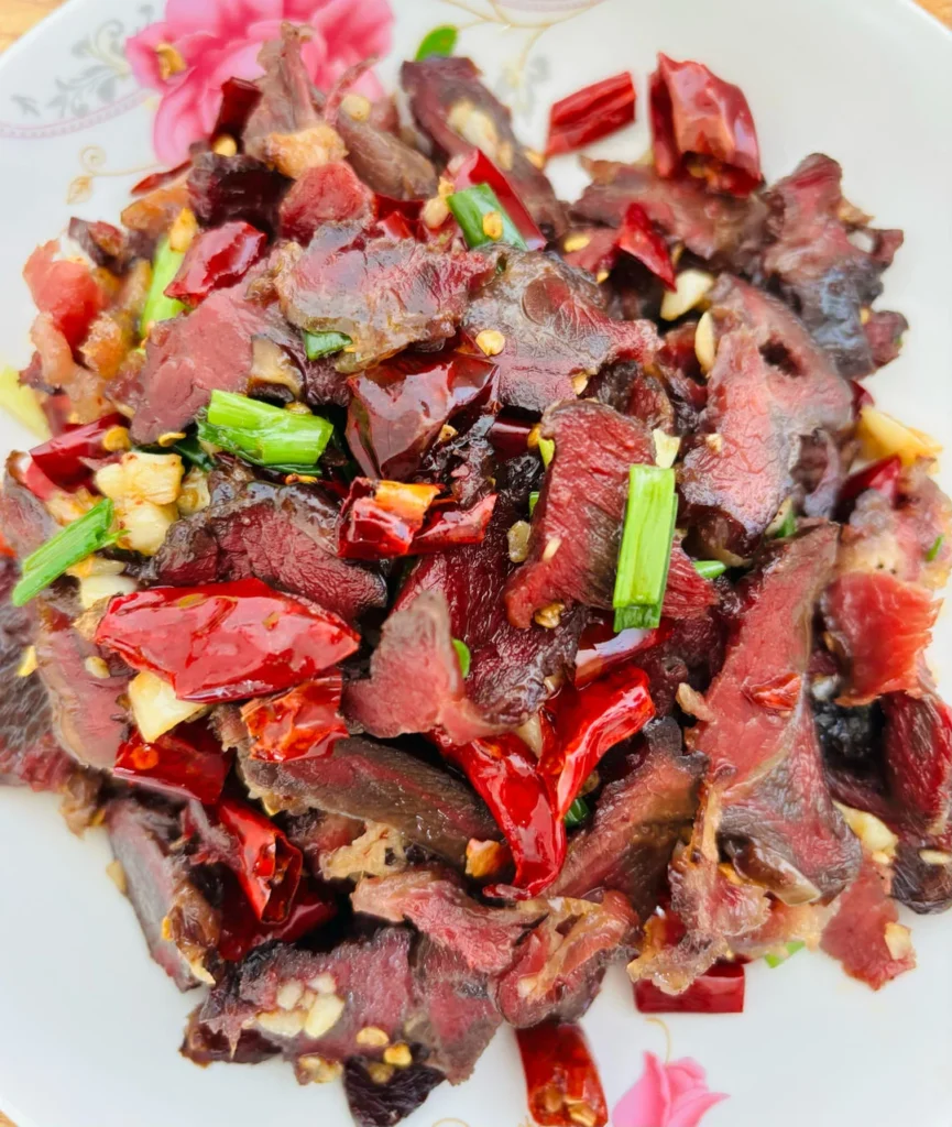 Stir-Fried Cured Beef