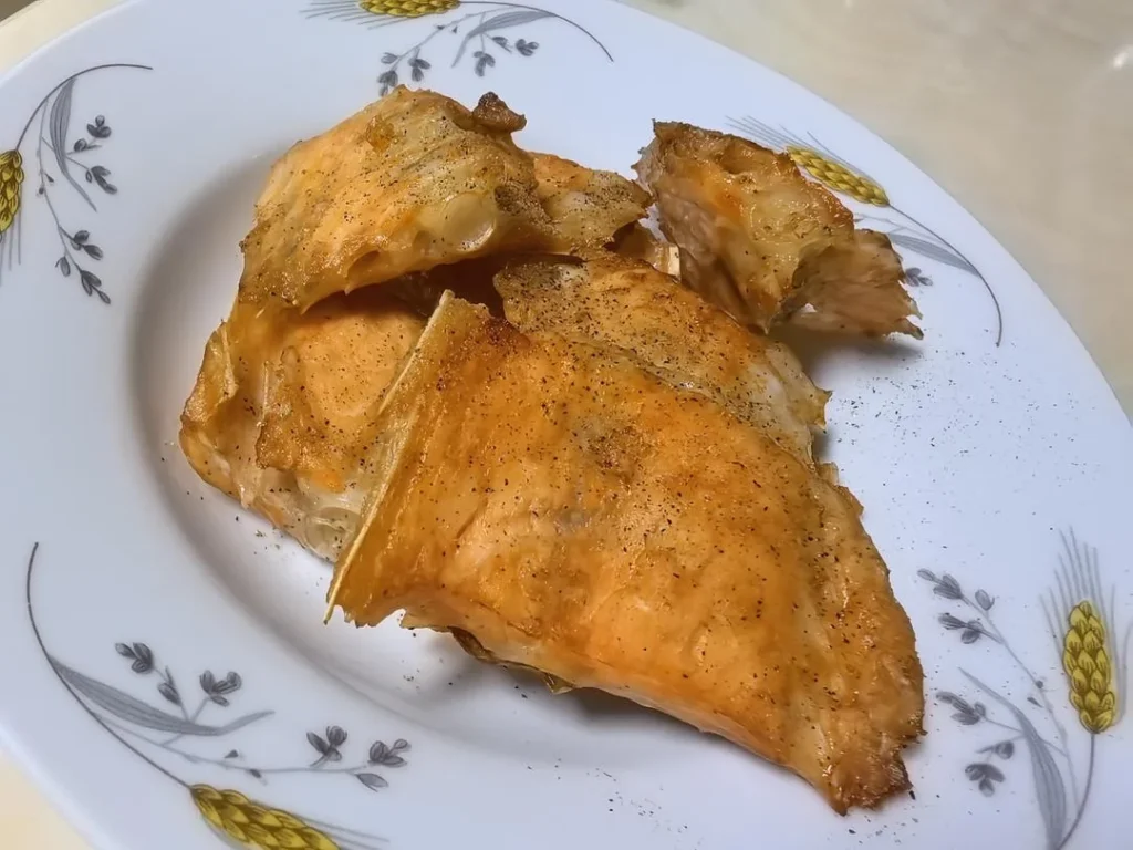 Salmon Bones (Air Fryer & Pan-Fried)