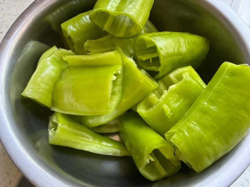 Tiger Skin Peppers – A Perfect Rice Companion 🌶️