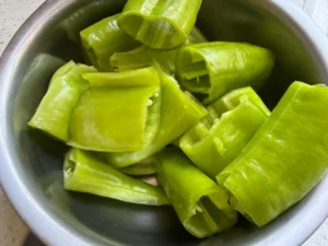 Tiger Skin Peppers – A Perfect Rice Companion 🌶️
