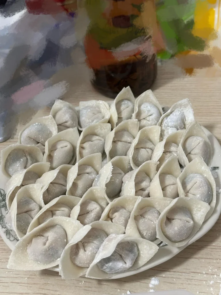 Pork and Century Egg Wontons