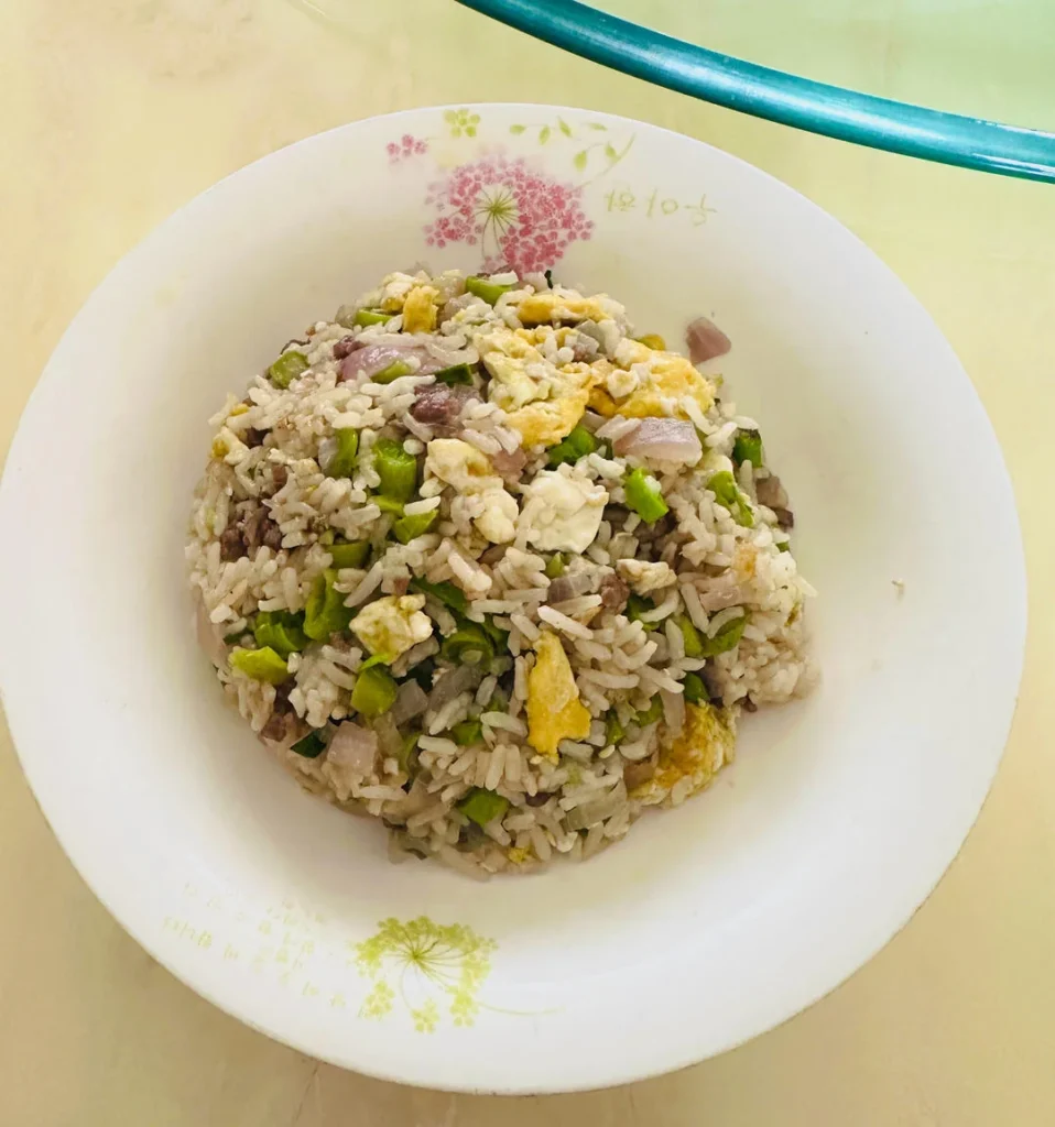 Beef and Green Bean Fried Rice