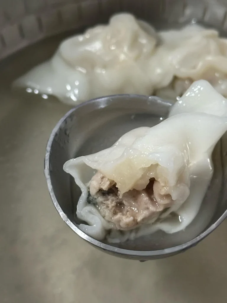Pork and Century Egg Wontons