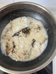 Wine Lees Braised Fish with Fish Soup