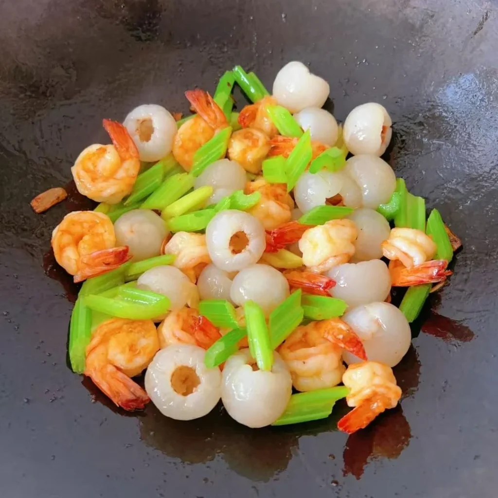 Lychee Shrimp Balls