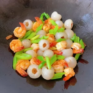 Lychee Shrimp Balls