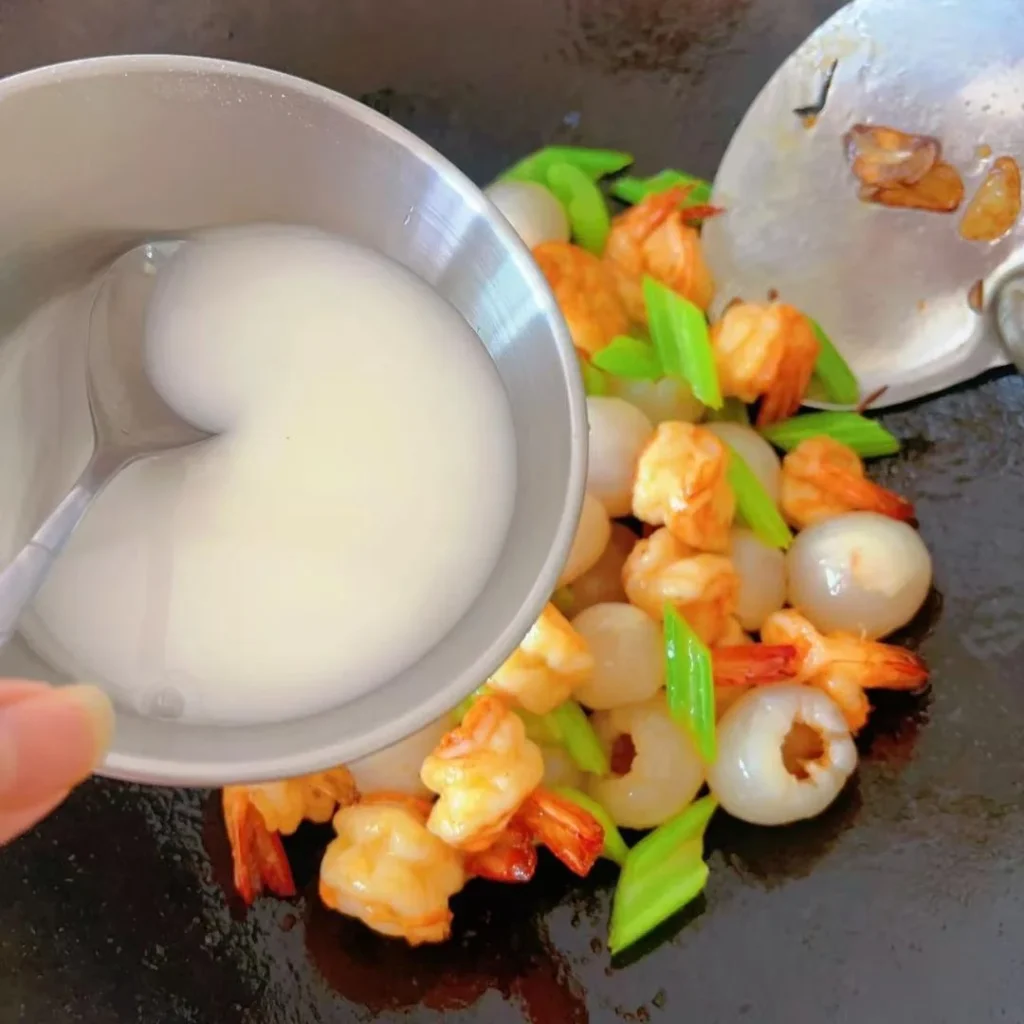 Lychee Shrimp Balls