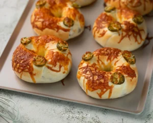 Dill Pickle, Beef & Cheese Bagel