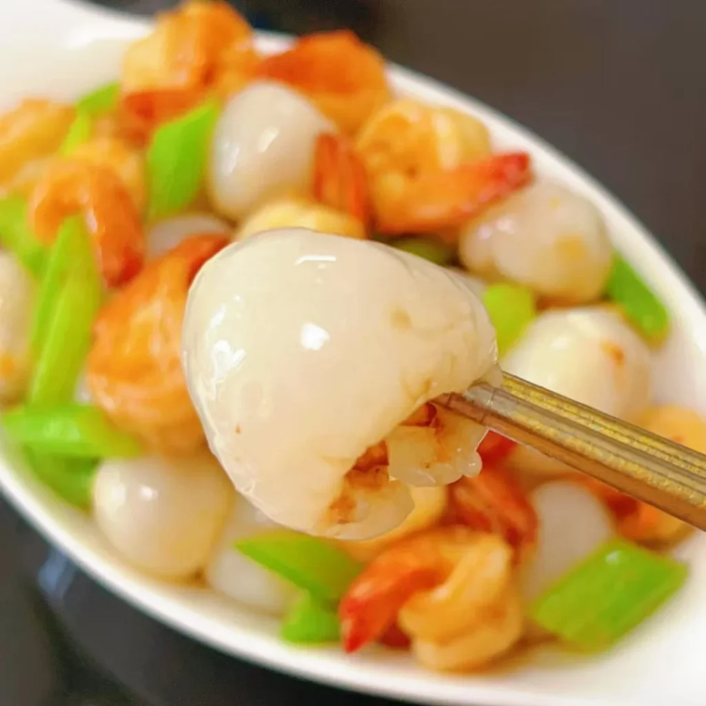 Lychee Shrimp Balls