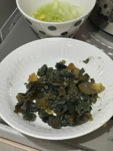 Pork and Century Egg Wontons