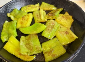 Tiger Skin Peppers – A Perfect Rice Companion 🌶️