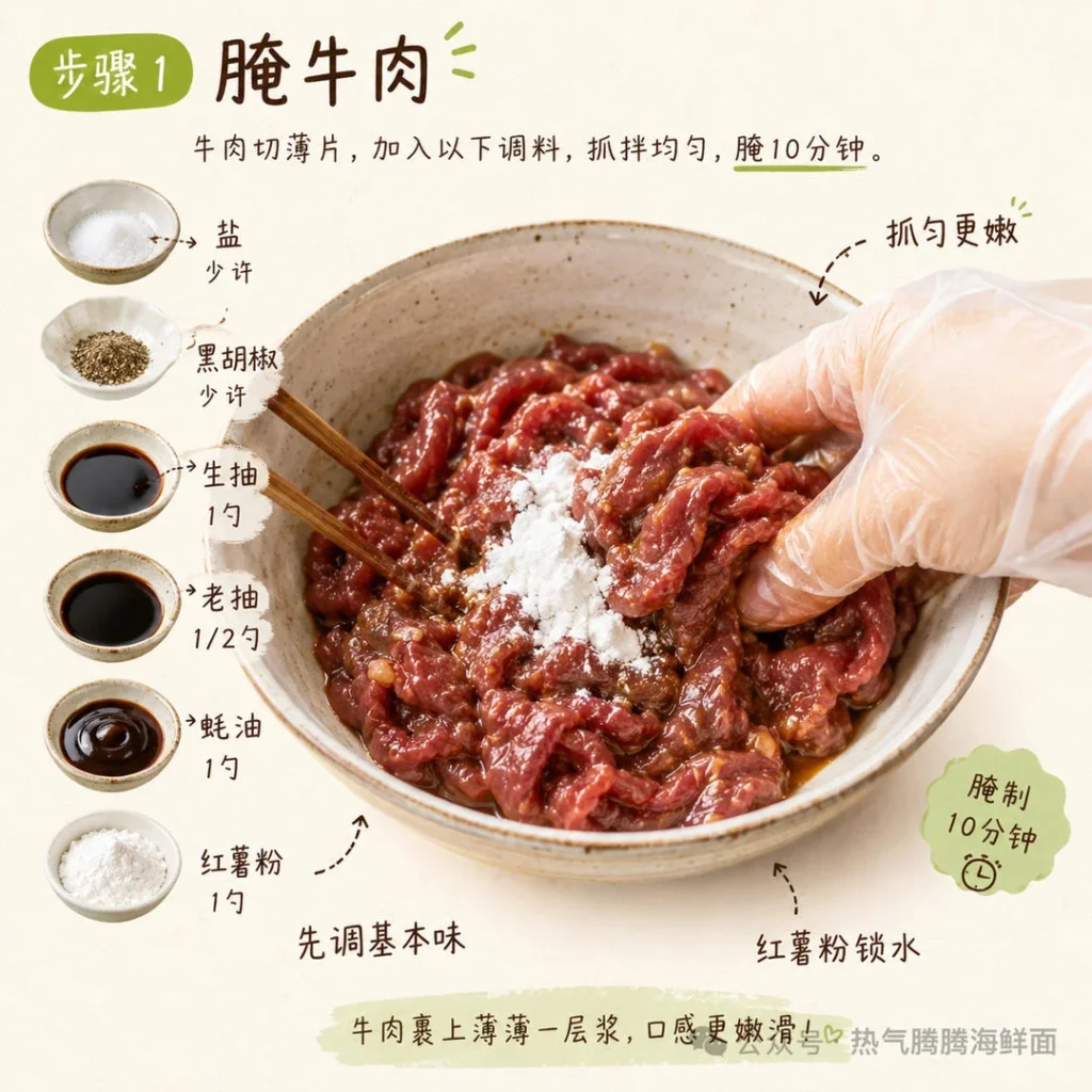 Passion Fruit and Mint Cold Beef Salad