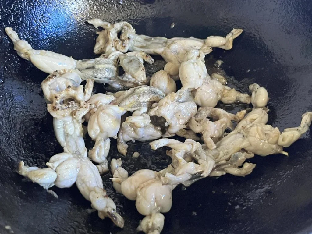 Spicy Stir-fried Frog Legs