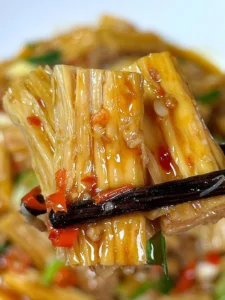 Braised Tofu Skin with Minced Pork