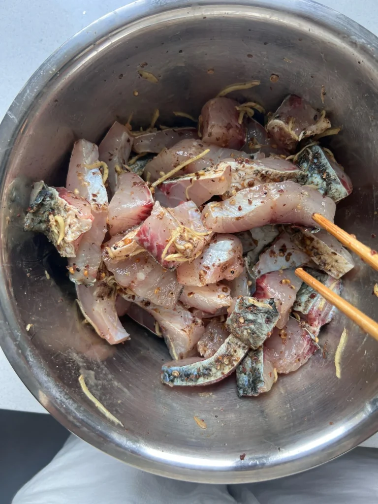 Wine Lees Braised Fish with Fish Soup
