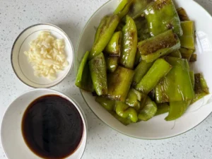 Tiger Skin Peppers – A Perfect Rice Companion 🌶️