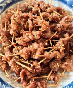 Deep-Fried Toothpick Beef