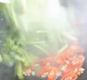 Stir-fried Beef with Celery and Chilies