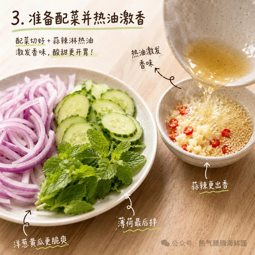Passion Fruit and Mint Cold Beef Salad