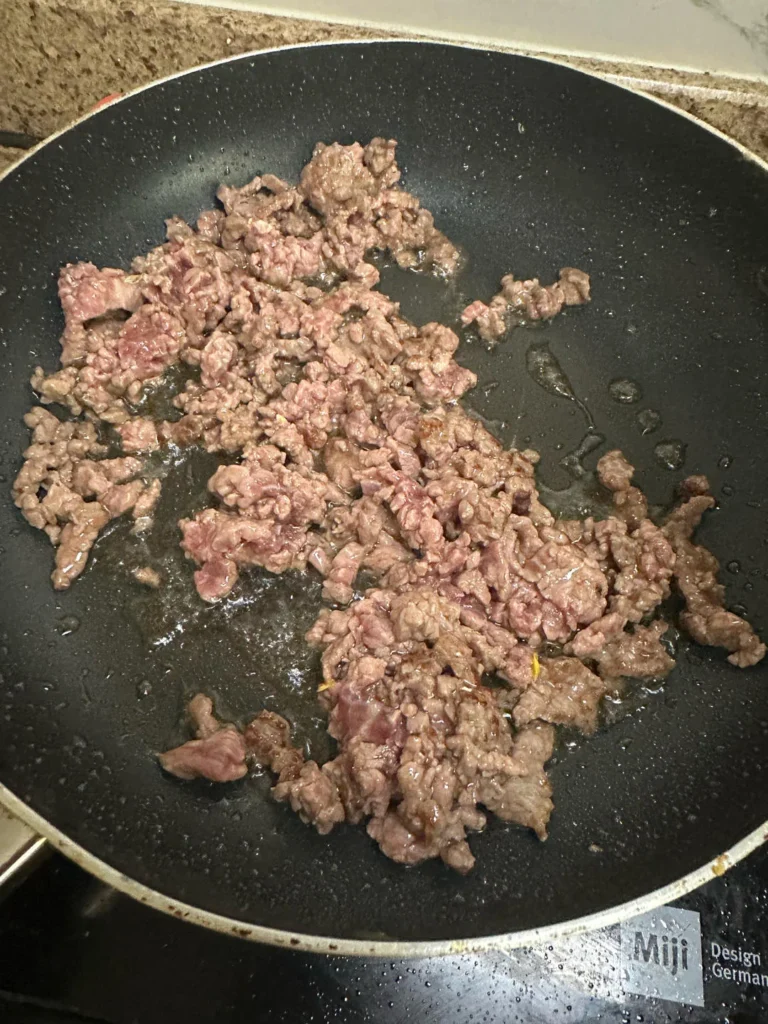 Beef and Green Bean Fried Rice