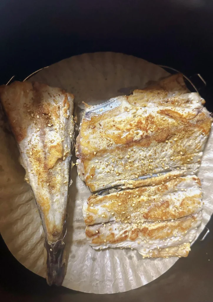Crispy Roasted Spanish Mackerel (Air Fryer)