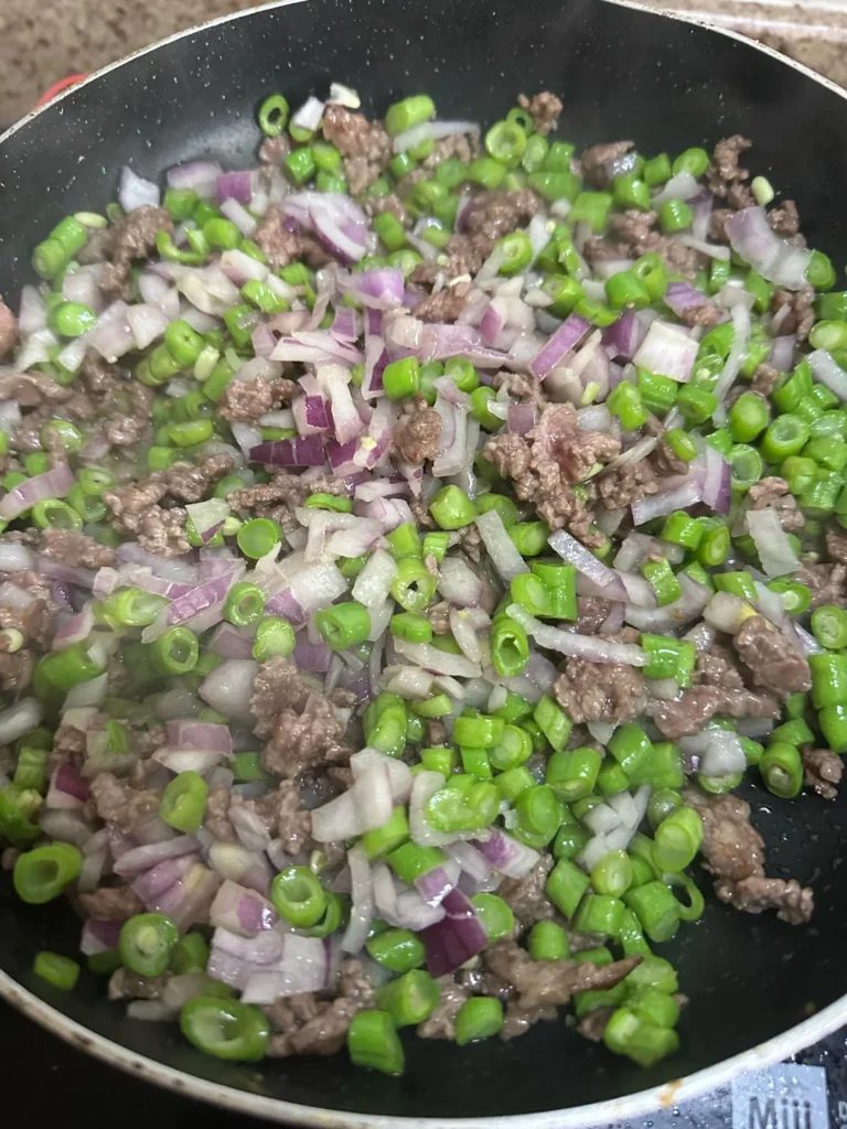 Beef and Green Bean Fried Rice