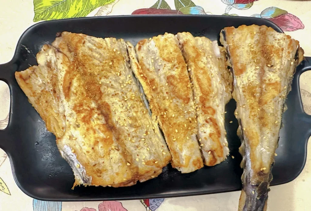 Crispy Roasted Spanish Mackerel (Air Fryer)