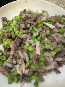 Beef and Green Bean Fried Rice