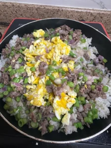 Beef and Green Bean Fried Rice